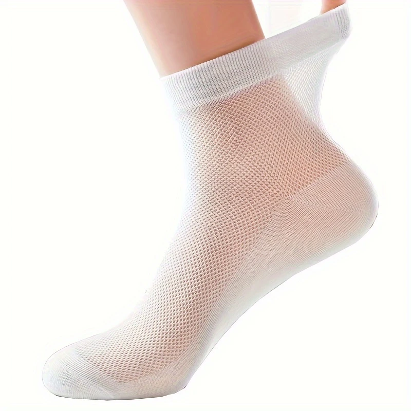 Men’s Odorless Crew Socks – Breathable & Comfortable Fit for Sports and Daily Wear (Pack of 5) - Image 7