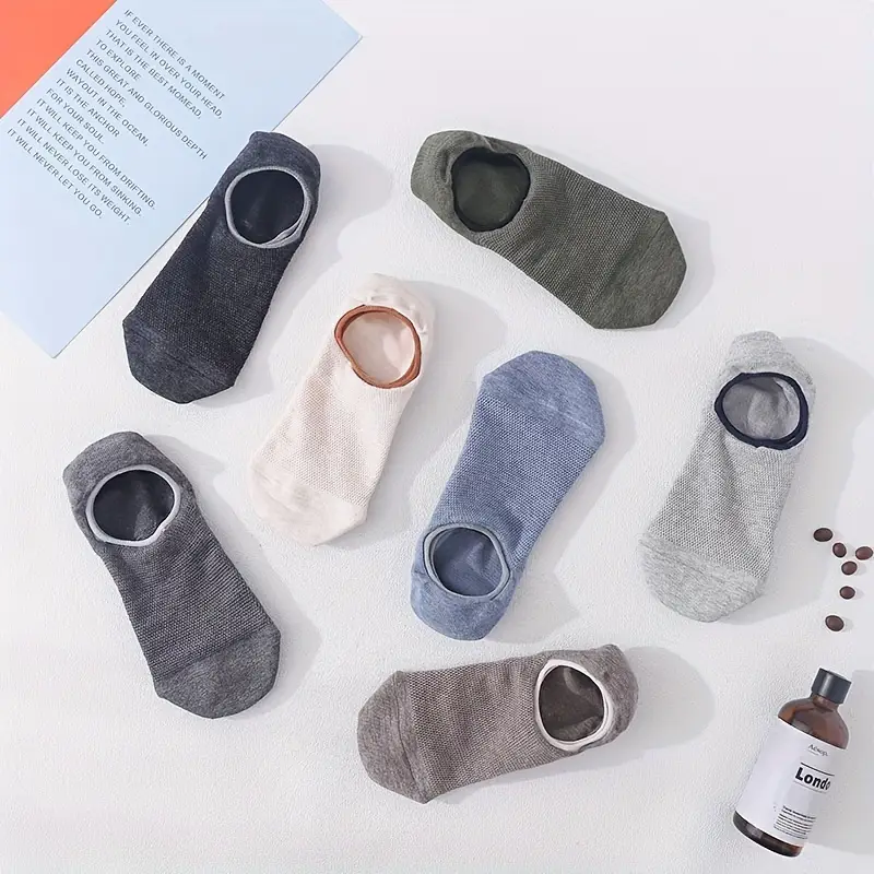 Men’s Soft No-Show Socks with Breathable Mesh – Summer Comfort (Pack of 6) - Image 8