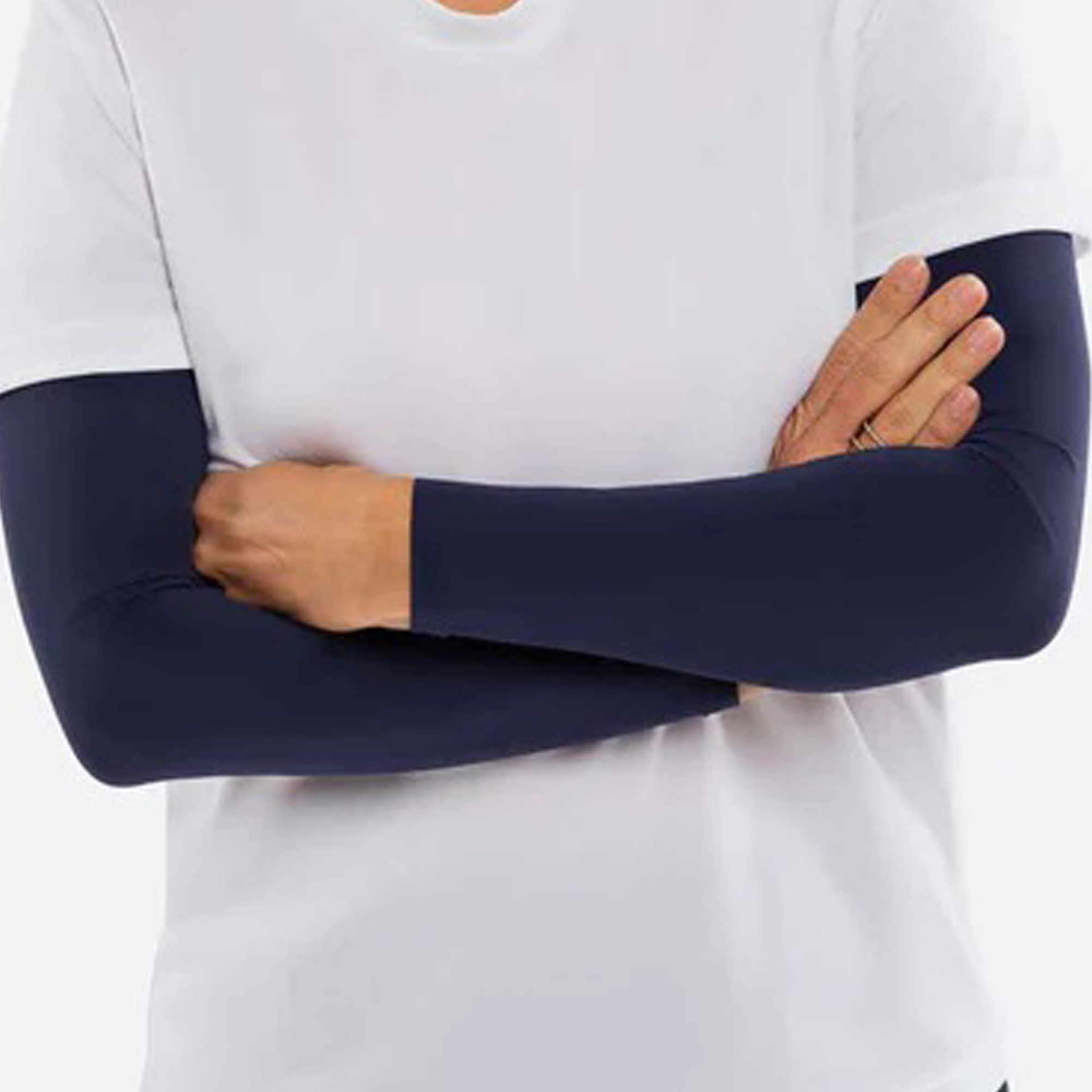Premium Elbow Support Compression Sleeves – Black | Unisex, Stretchable Poly-Cotton (Pack of 2) - Image 7