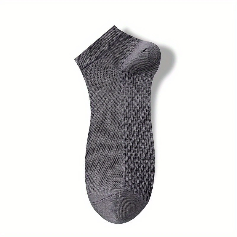 Women’s Short Solid Color Socks – Sweat-Absorbing, Odor-Resistant (Pack of 5) - Image 2