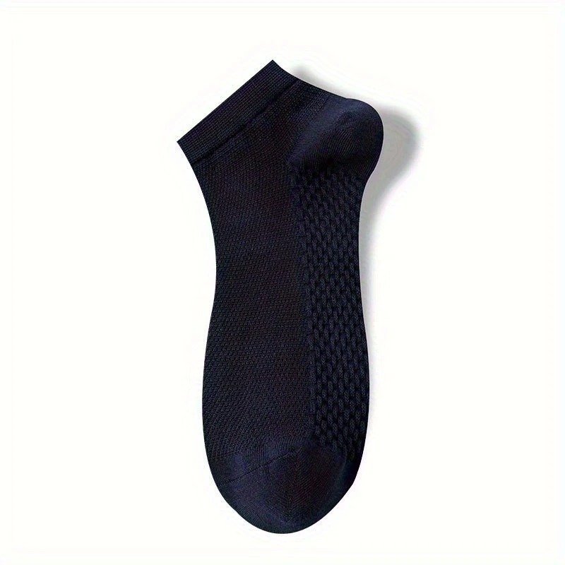 Women’s Short Solid Color Socks – Sweat-Absorbing, Odor-Resistant (Pack of 5) - Image 5