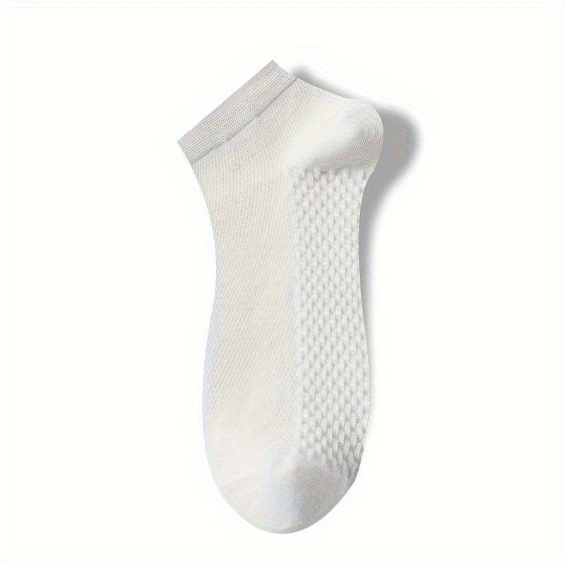 Women’s Short Solid Color Socks – Sweat-Absorbing, Odor-Resistant (Pack of 5) - Image 7