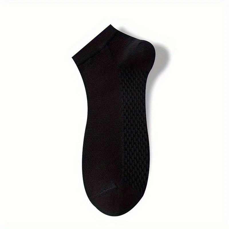 Women’s Short Solid Color Socks – Sweat-Absorbing, Odor-Resistant (Pack of 5) - Image 8