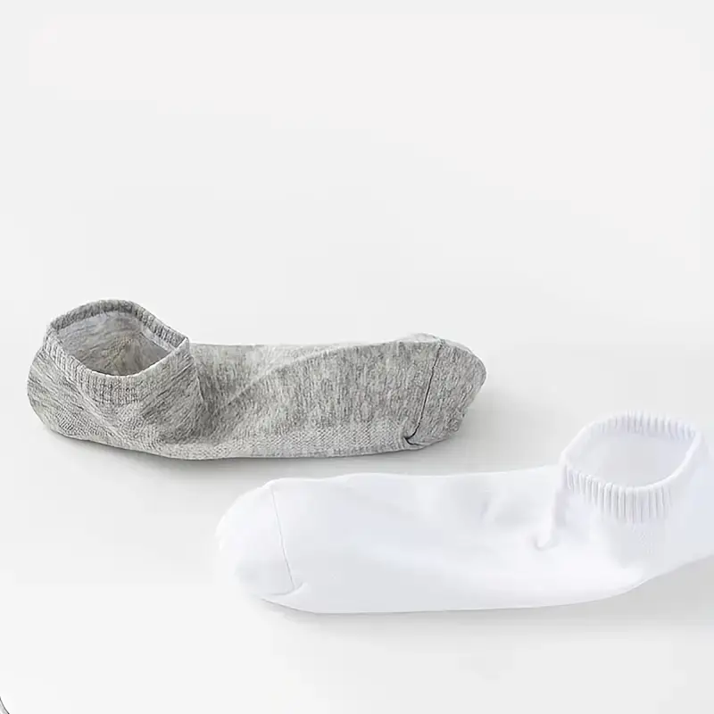 Unisex Thin Knit Ankle Cotton Socks – Black White & Gray, Deodorant & Quick-Dry for Summer (Pack of 3) - Image 6