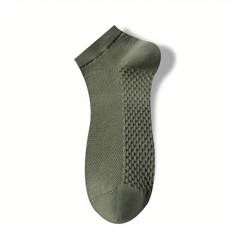 Women’s Short Solid Color Socks – Sweat-Absorbing, Odor-Resistant (Pack of 5) - Image 10