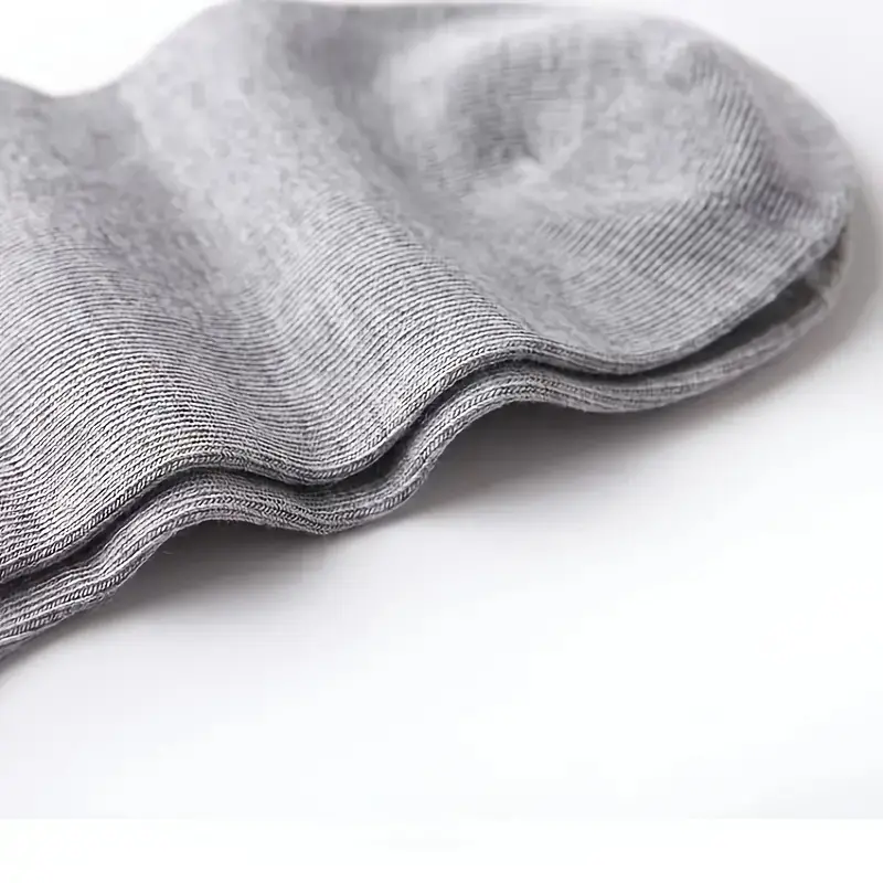 Unisex Thin Knit Ankle Cotton Socks – Black White & Gray, Deodorant & Quick-Dry for Summer (Pack of 3) - Image 7