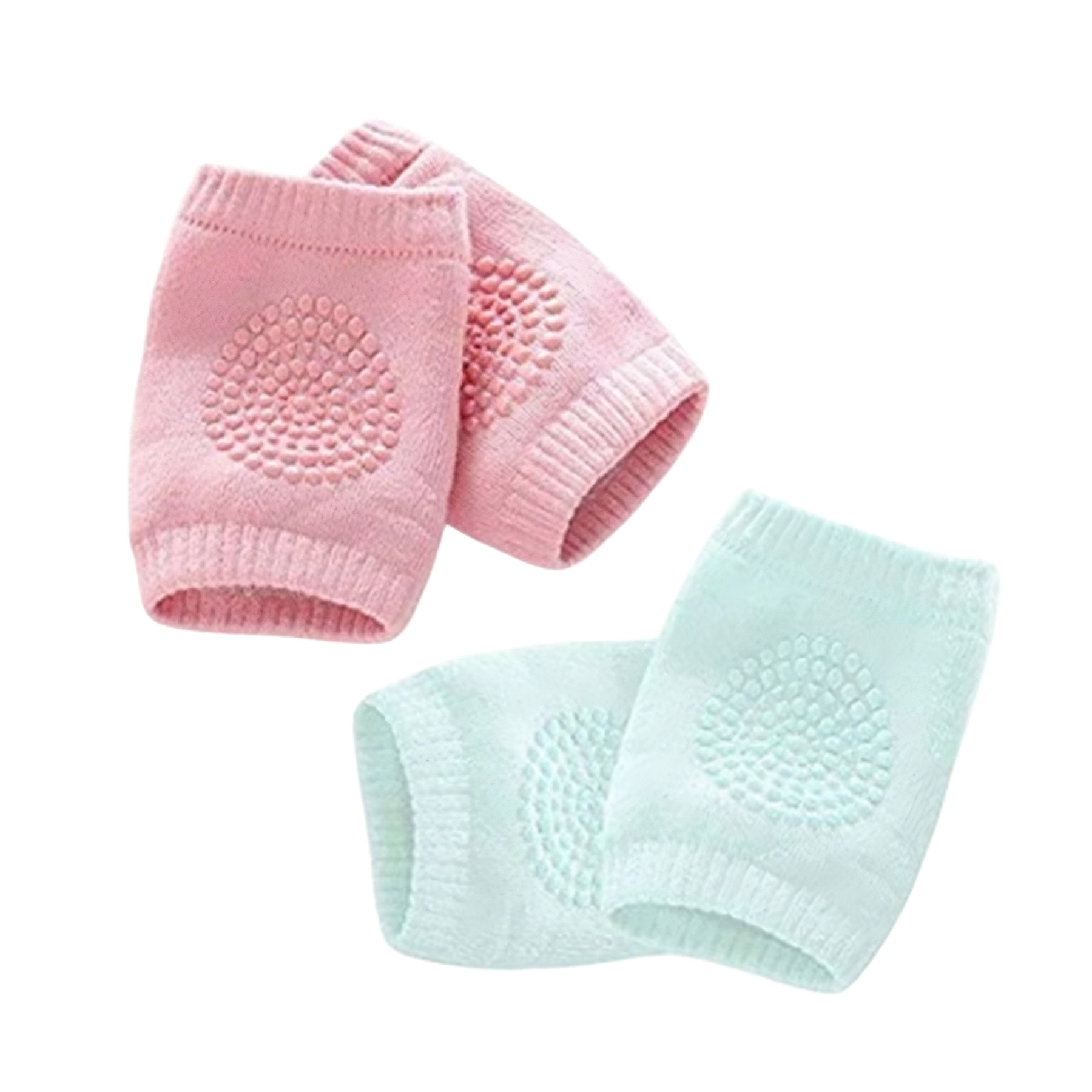 Kids Knee & Elbow Cushion Pads – Anti-Slip Multicolor Cotton Pads for Baby Boys & Girls