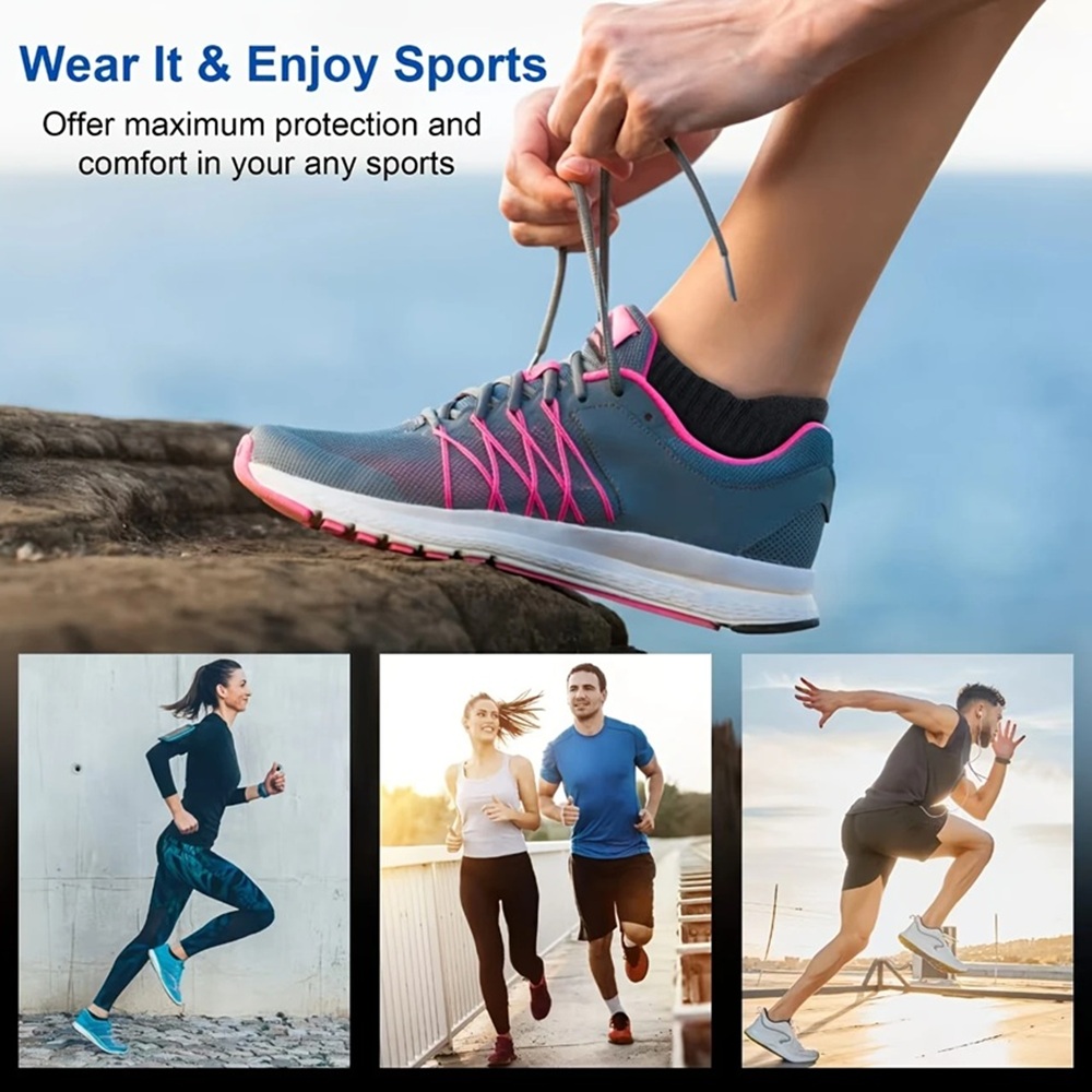 Anti-Blister Heel Tab and Breathable Instep Mesh