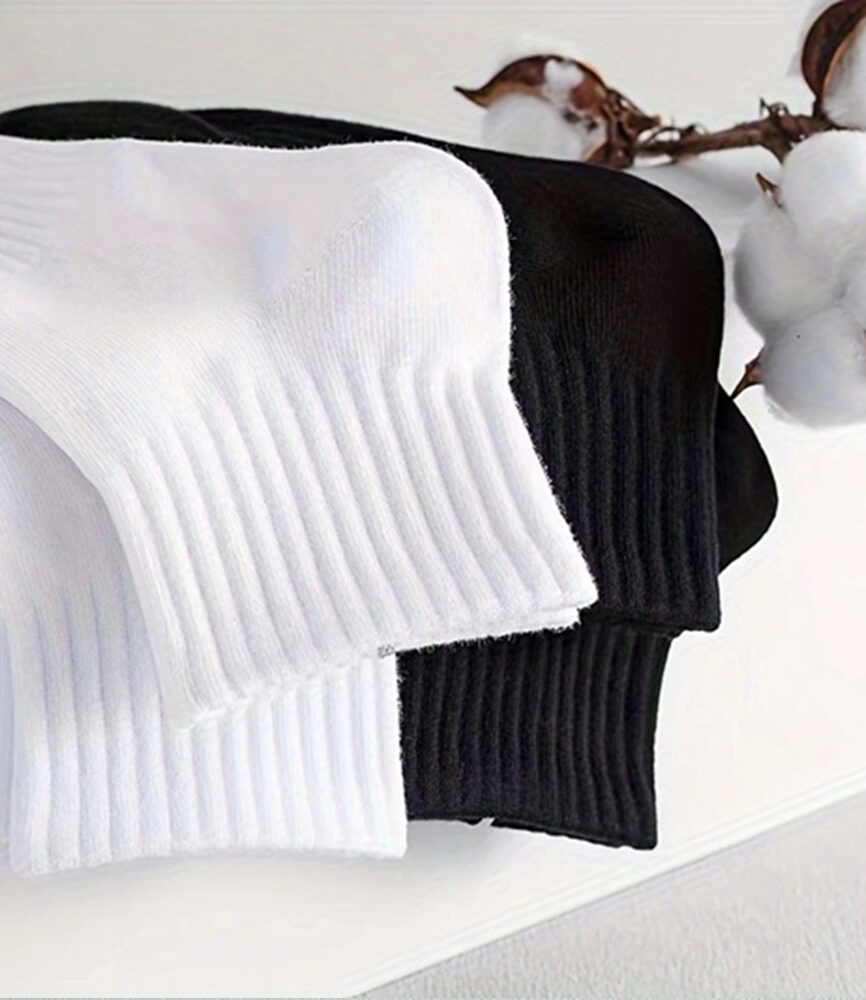 Heavy Duty Ribbed Cuff Texture and Cotton Weave