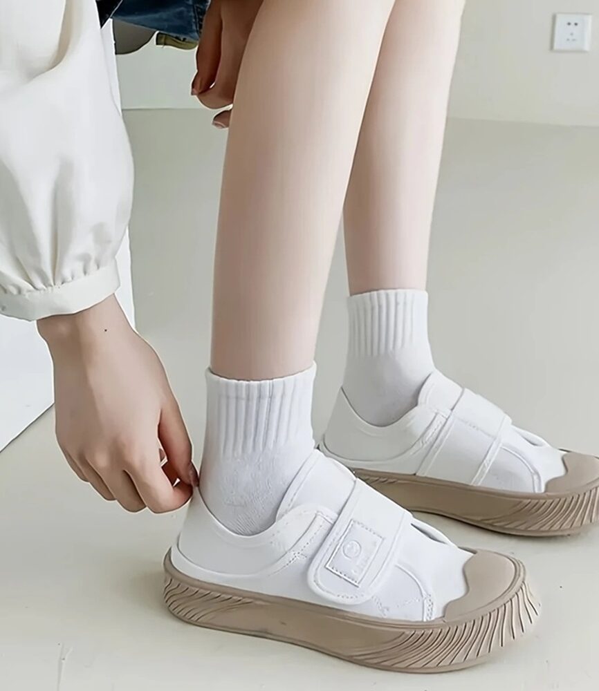 High-Density Rib Elastic Collar and Midfoot Compression Band
