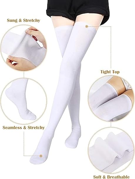 High-Stretch Ribbed Top Band Preventing Roll-Down