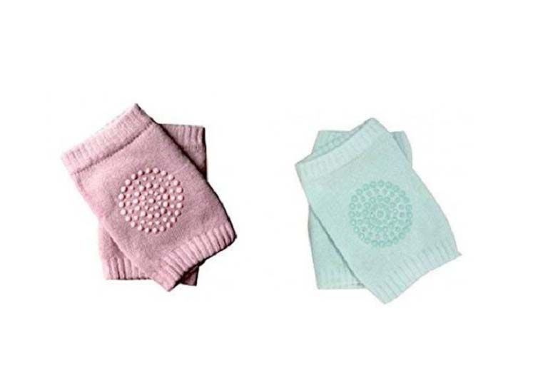 Dusty Pink Anti-Slip Baby Knee Pads