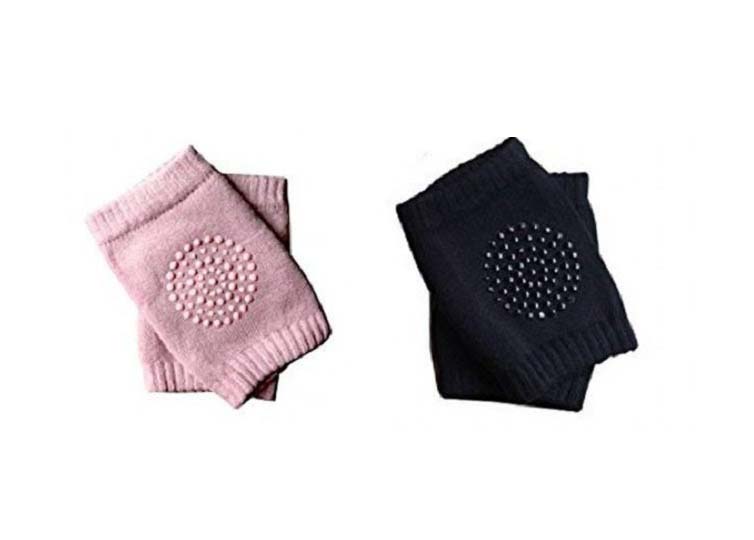 Heather Grey Soft Baby Crawling Pads