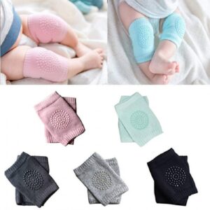5 Pairs Baby and Toddler Anti-Slip Crawling Knee Pads All Colors Overview