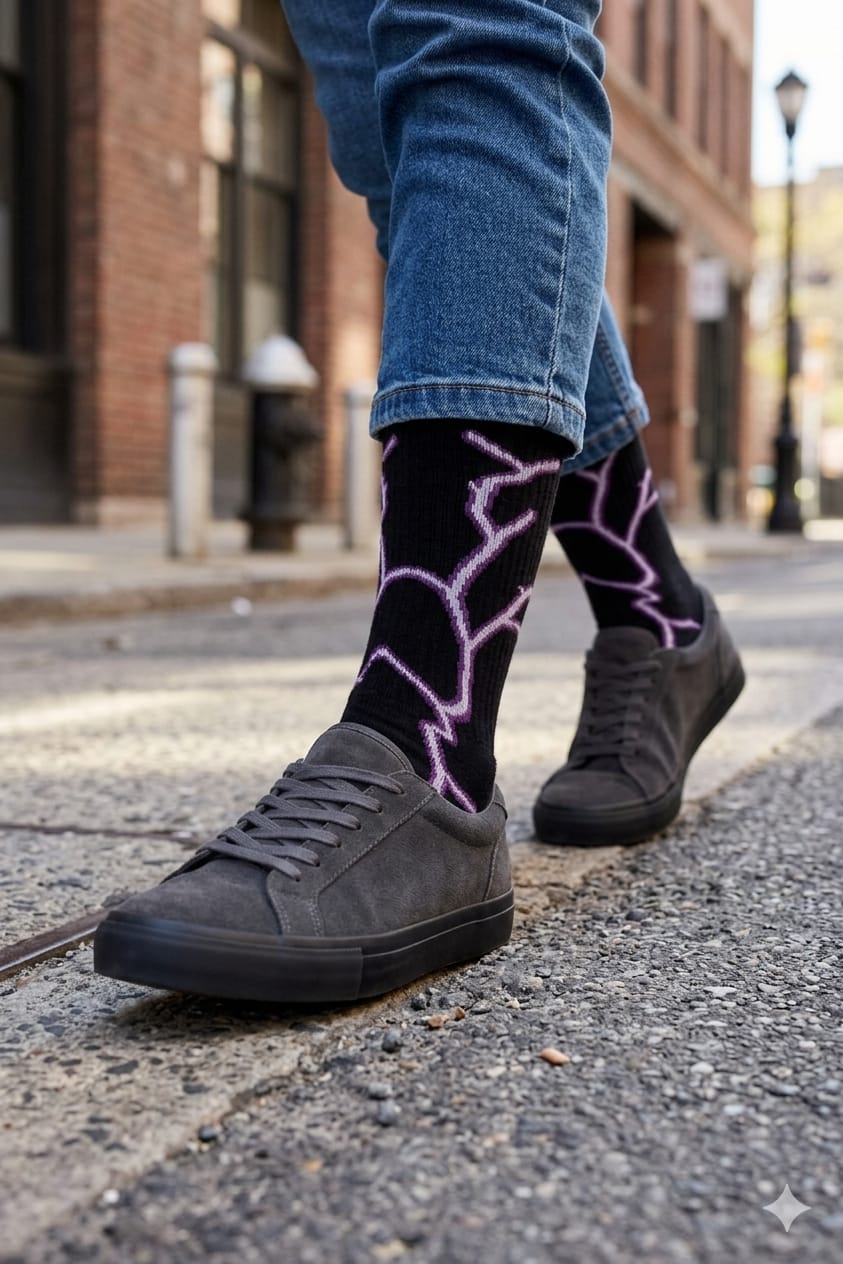Cushioned Terry Loop Sole and Anti-Slip Arch Fit