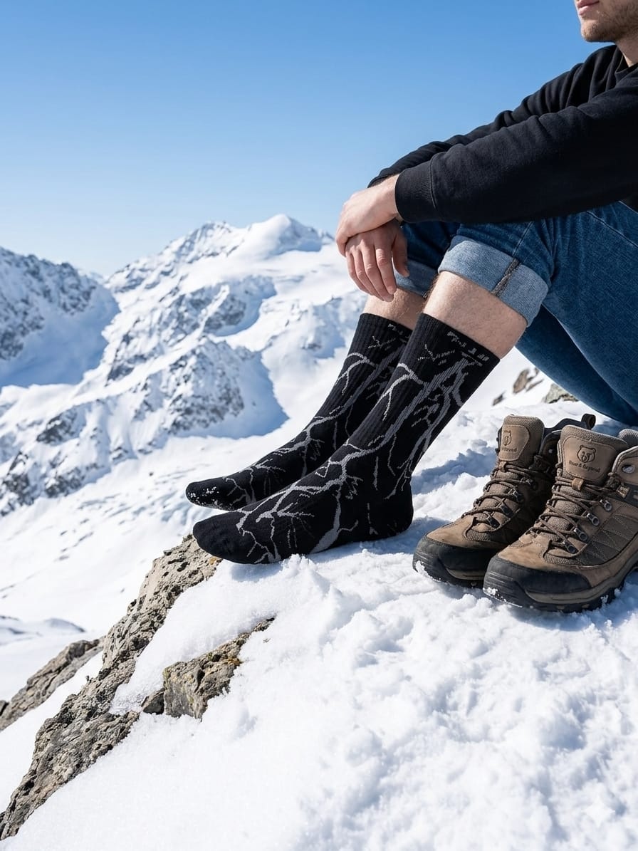 Heavy-Duty Ribbed Ankle Cuff and Calf Ribbing